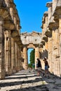 The ancient ruins Paestum Italy Royalty Free Stock Photo